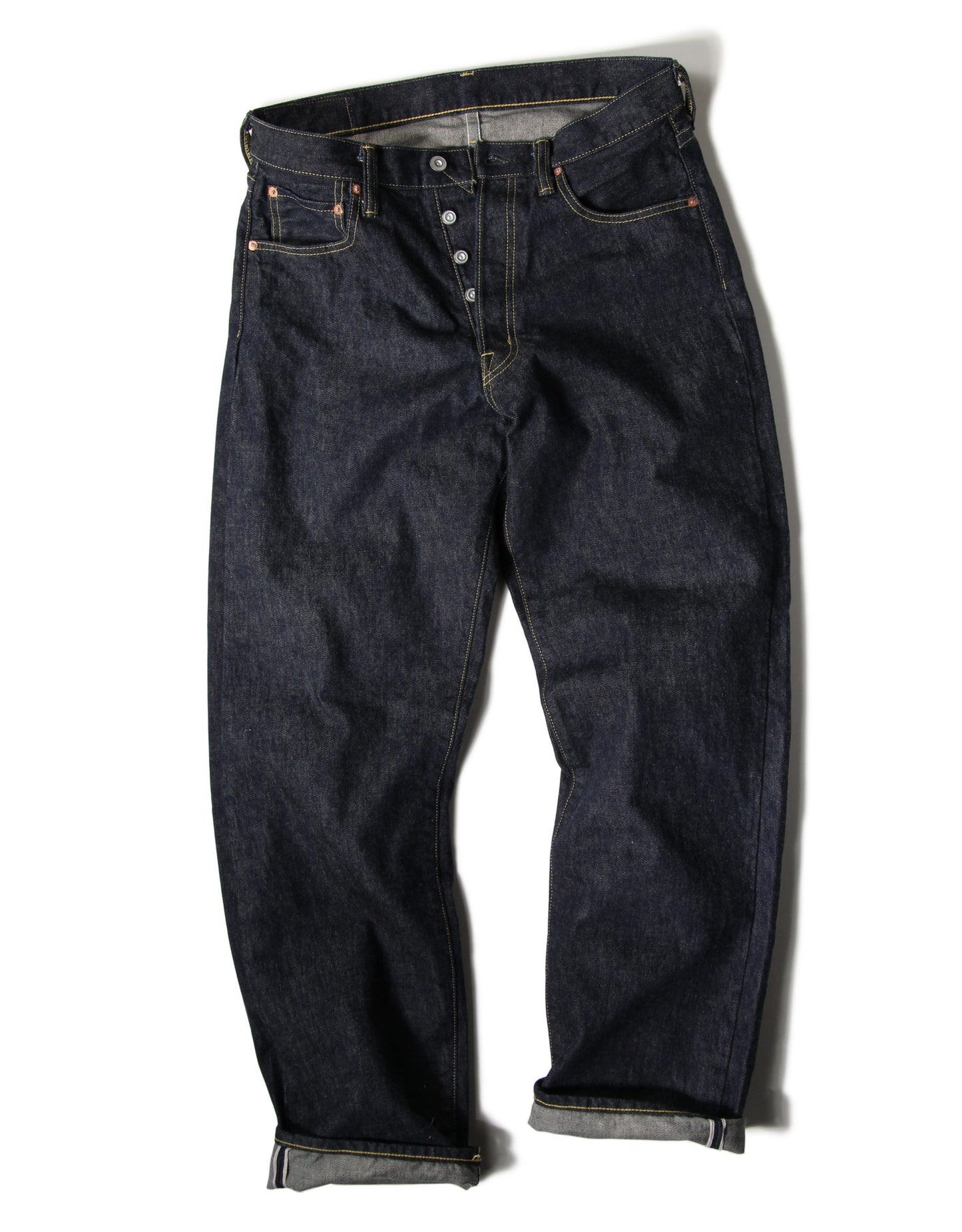 JUMBO 14.5oz セルビッチ ヴィンテージストレートジーンズ【SBJ-145-555】