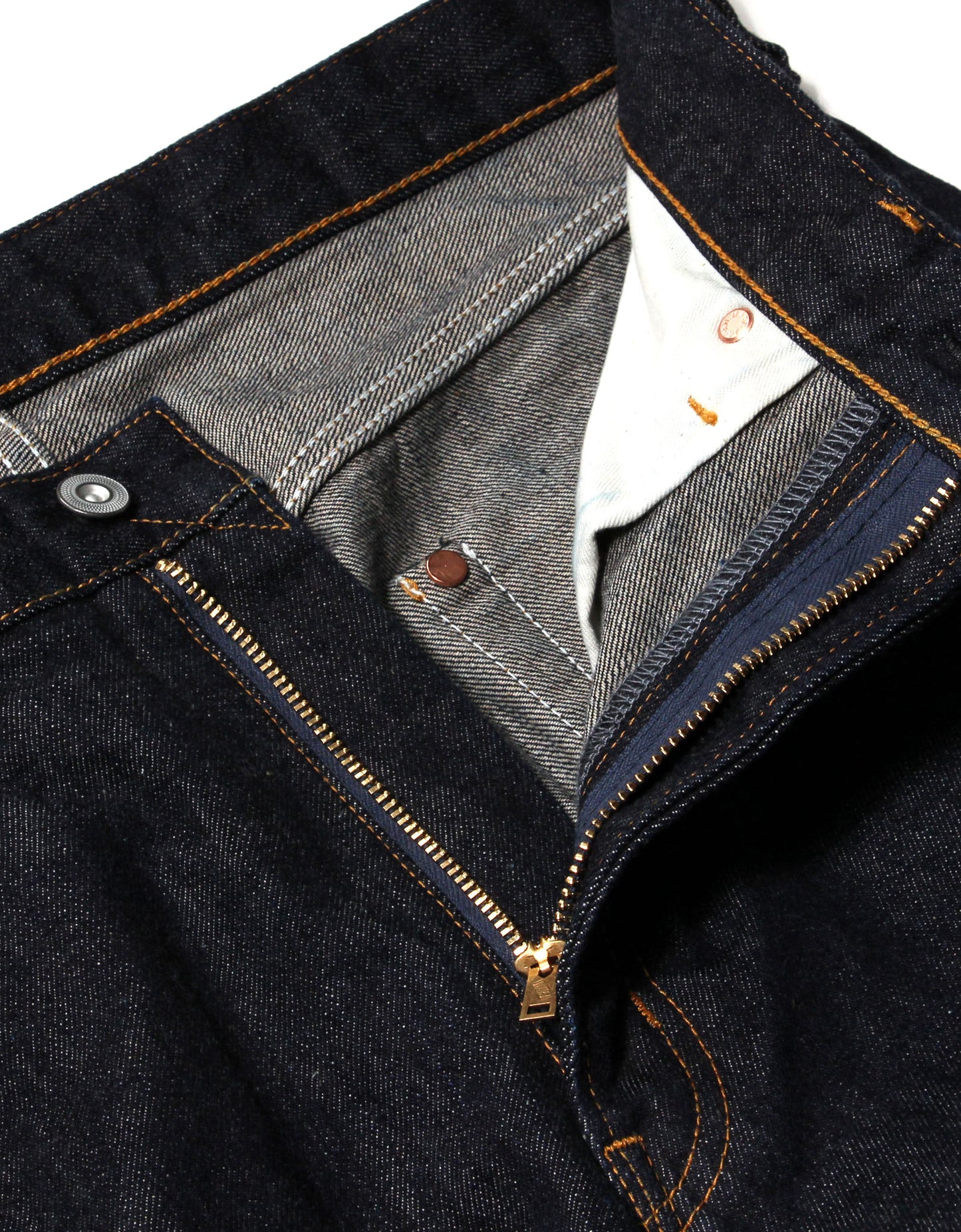 JUMBO 14.5oz セルビッチ ストレートジーンズ ZIP【SBJ-145-222xxZ】