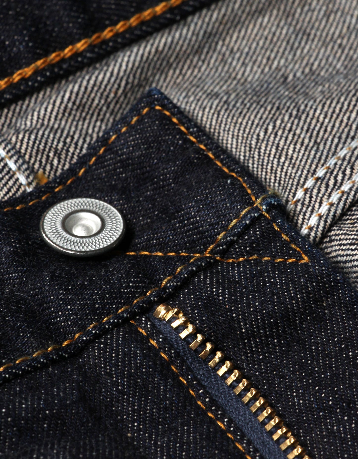 JUMBO 14.5oz セルビッチ ストレートジーンズ ZIP【SBJ-145-222xxZ】