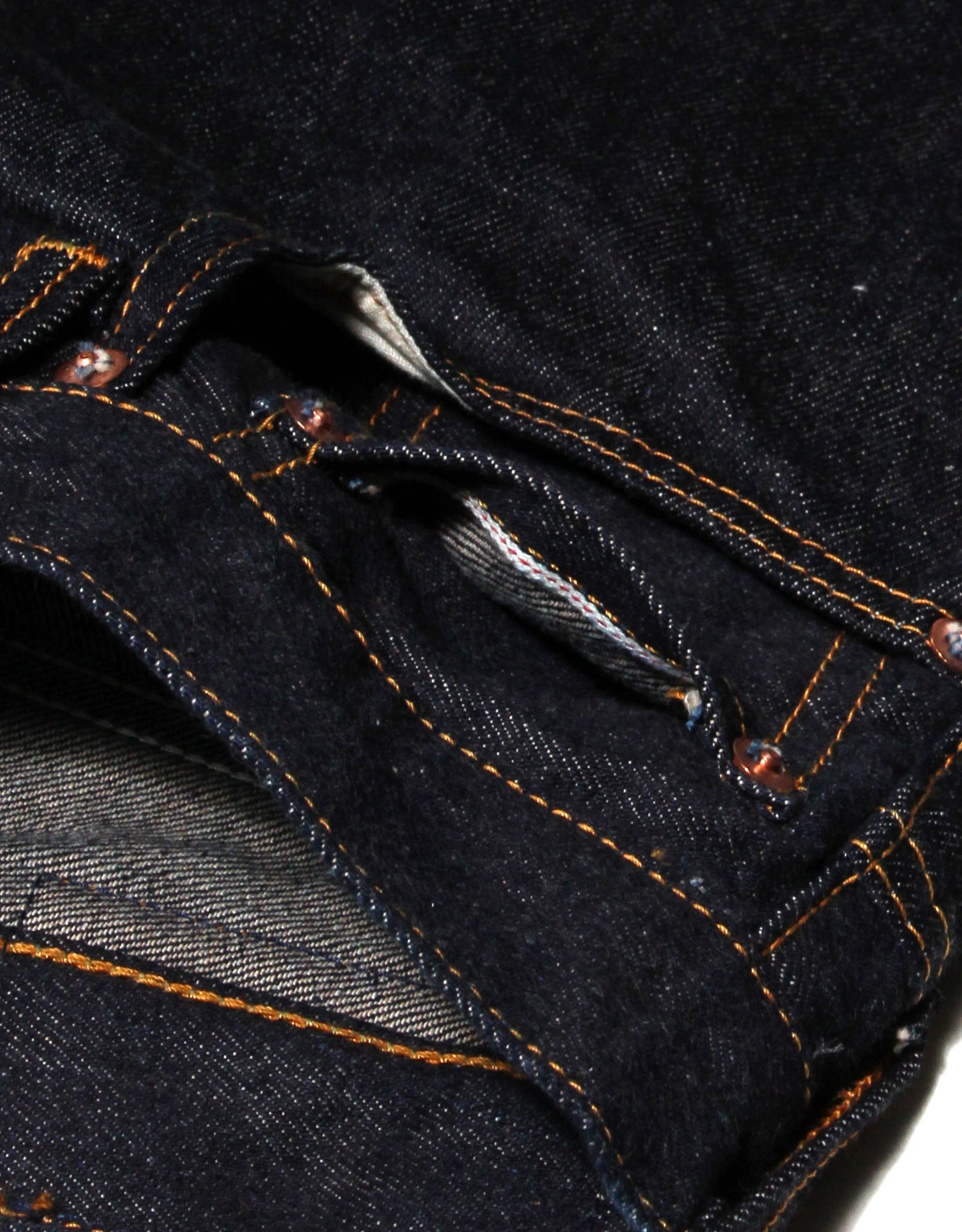 JUMBO 14.5oz セルビッチ ストレートジーンズ ZIP【SBJ-145-222xxZ】