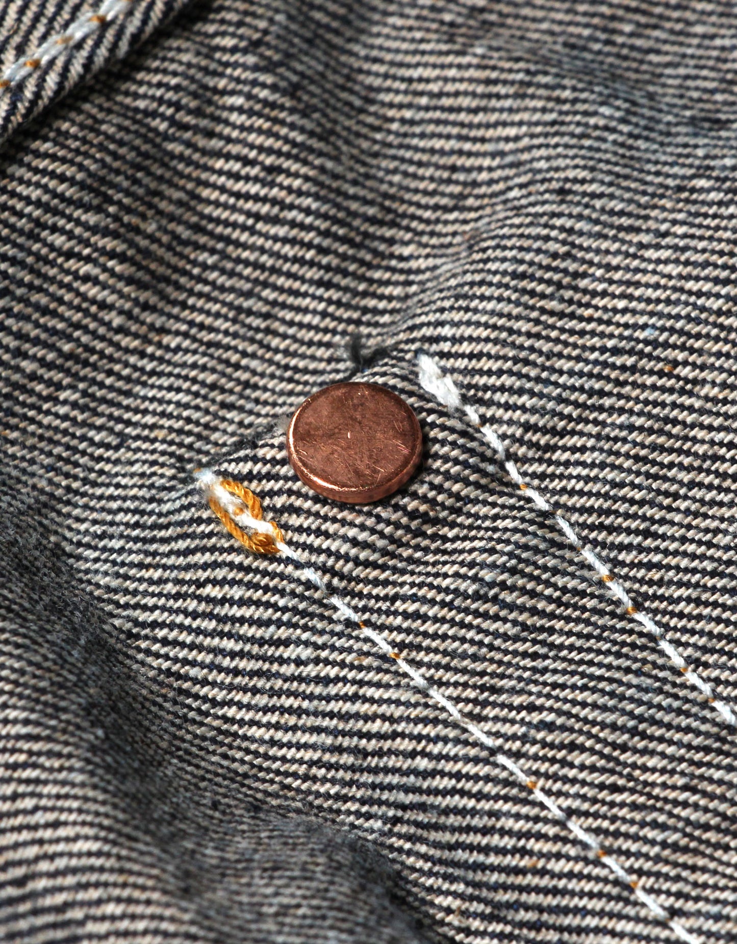 JUMBO 14.5oz セルビッチ ストレートジーンズ ZIP【SBJ-145-222xxZ】