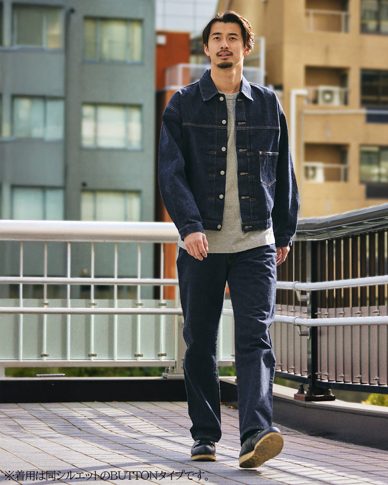 JUMBO 14.5oz セルビッチ ストレートジーンズ ZIP【SBJ-145-222xxZ】