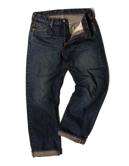 JUMBO 14.5oz セルビッチ ストレートジーンズ ZIP エイジング3years【SBJ-145-222xxZPM 3A】