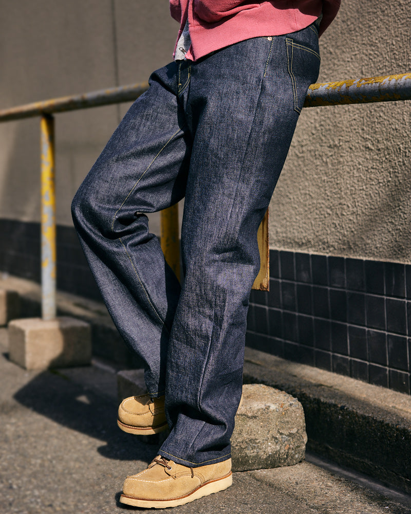 JUMBO 14.5oz セルビッチ ヴィンテージストレートジーンズ【SBJ-145-555】