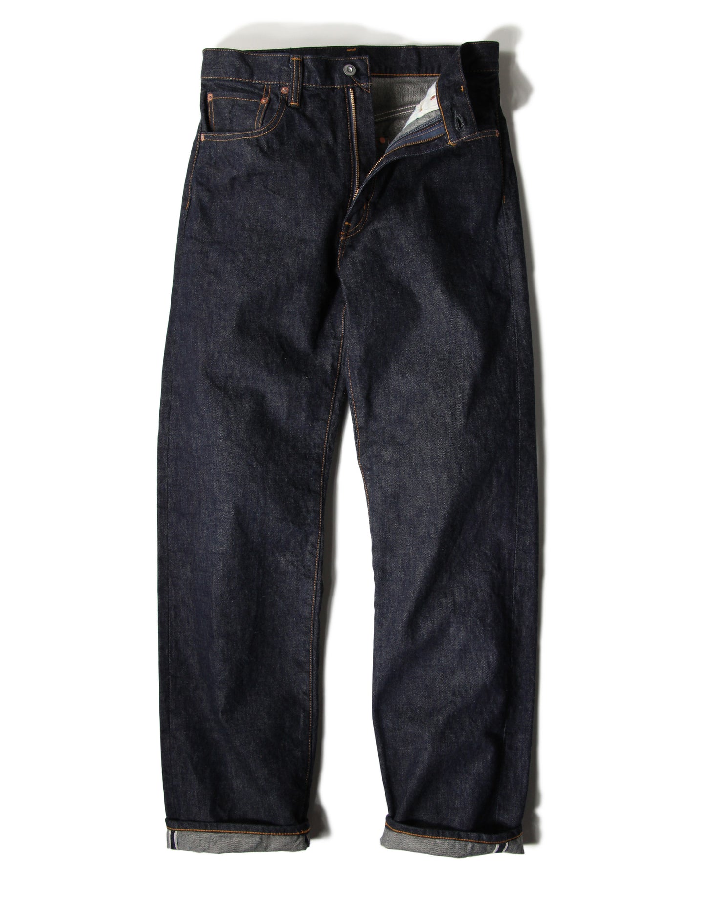 JUMBO 14.5oz セルビッチ テーパードストレートジーンズ【SBJ-145-777】