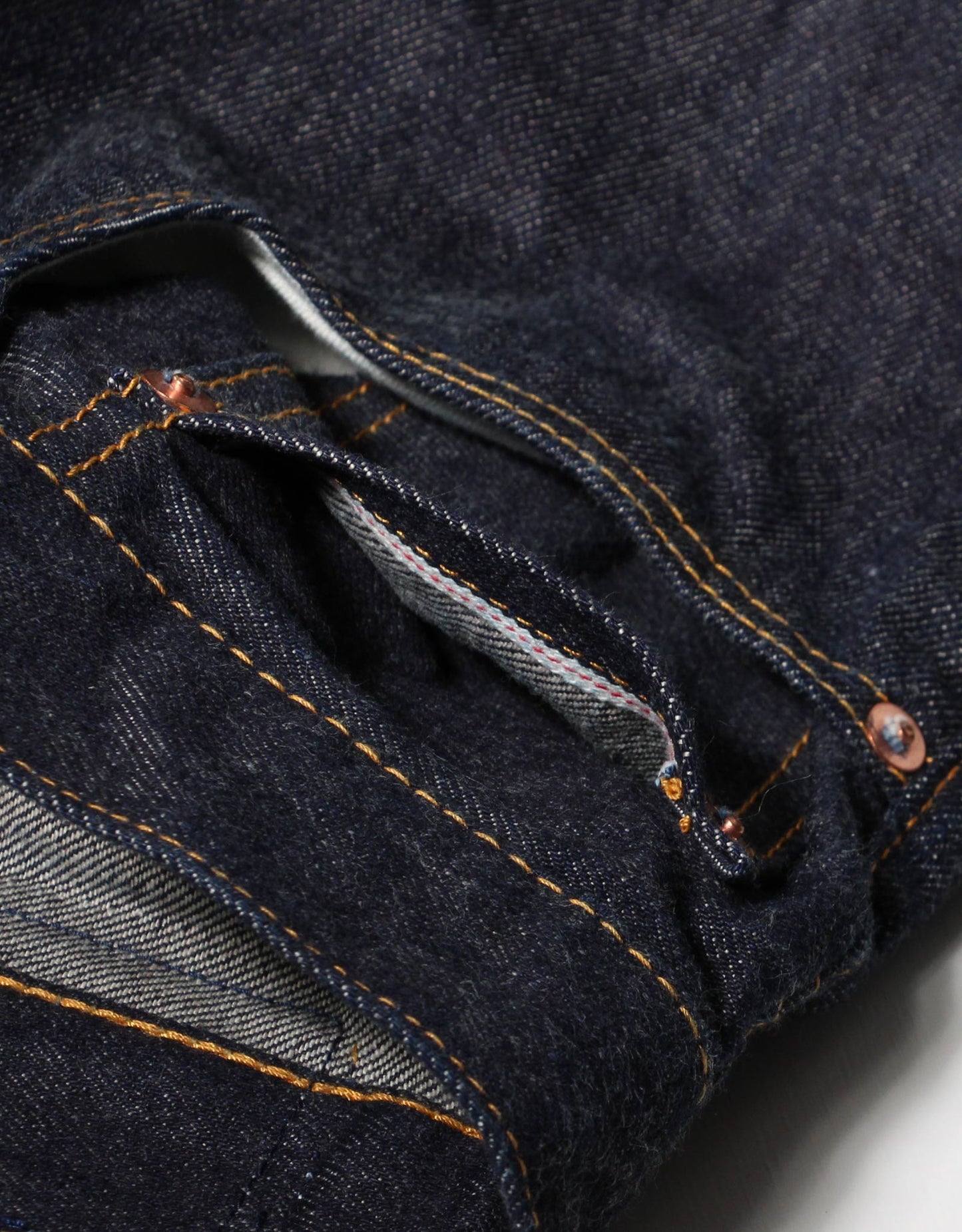 JUMBO 14.5oz セルビッチ テーパードストレートジーンズ【SBJ-145-777】