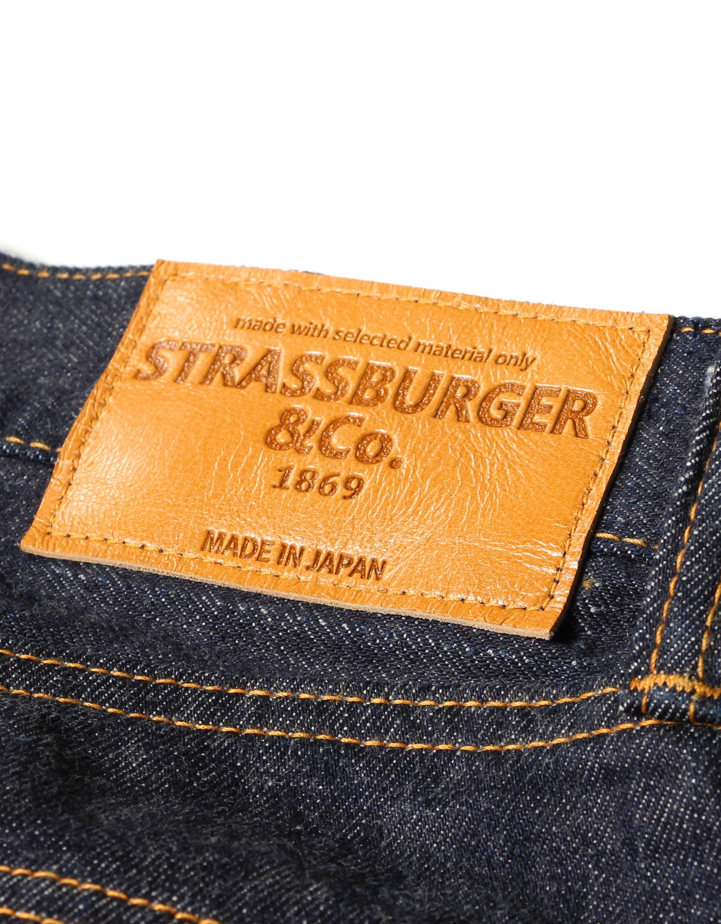 JUMBO 14.5oz セルビッチ テーパードストレートジーンズ【SBJ-145-777】
