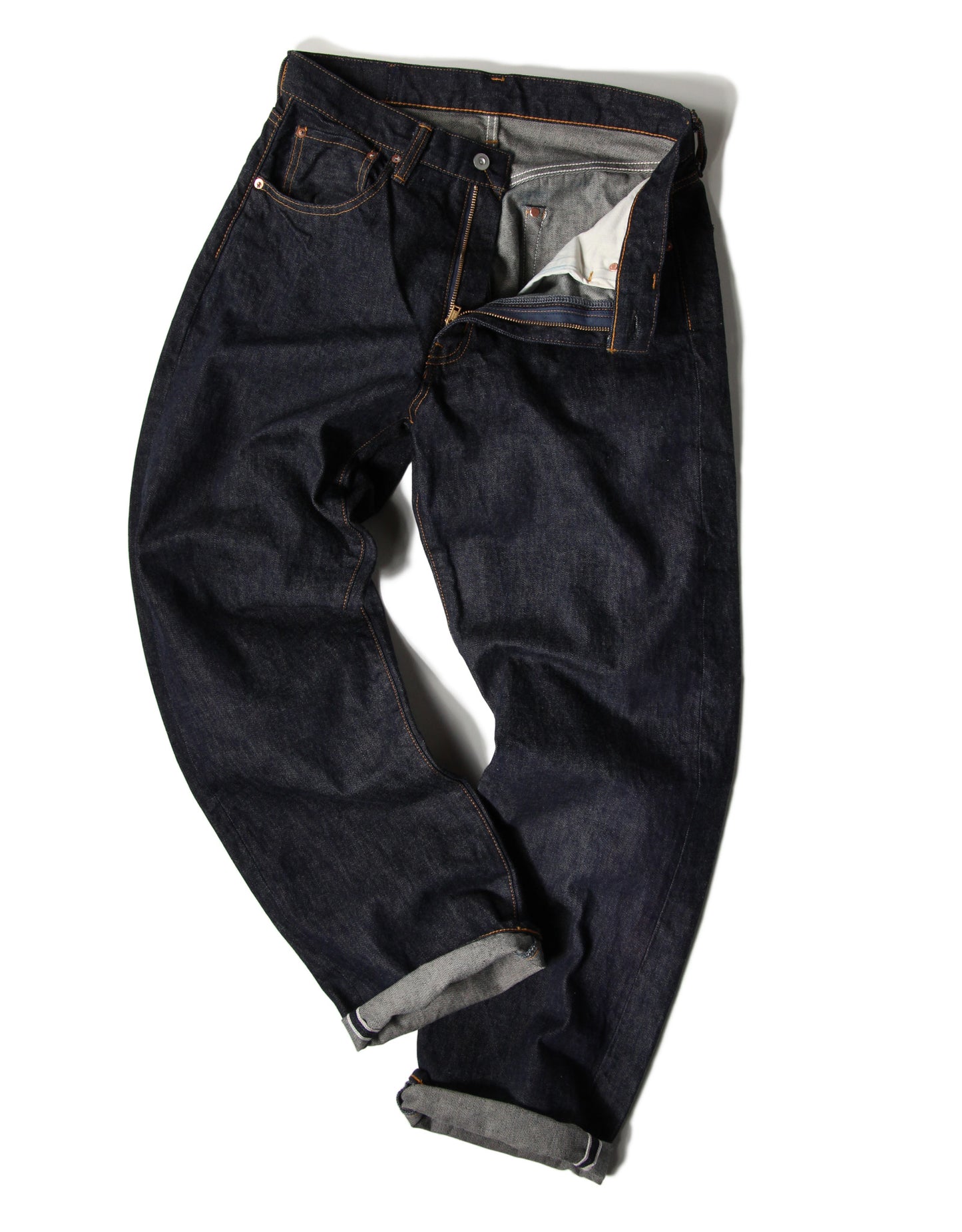 JUMBO 14.5oz セルビッチ ワイドテーパードジーンズ【SBJ-145-888】