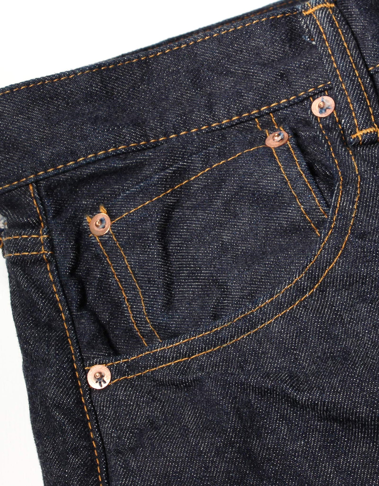 JUMBO 14.5oz セルビッチ ワイドテーパードジーンズ【SBJ-145-888】