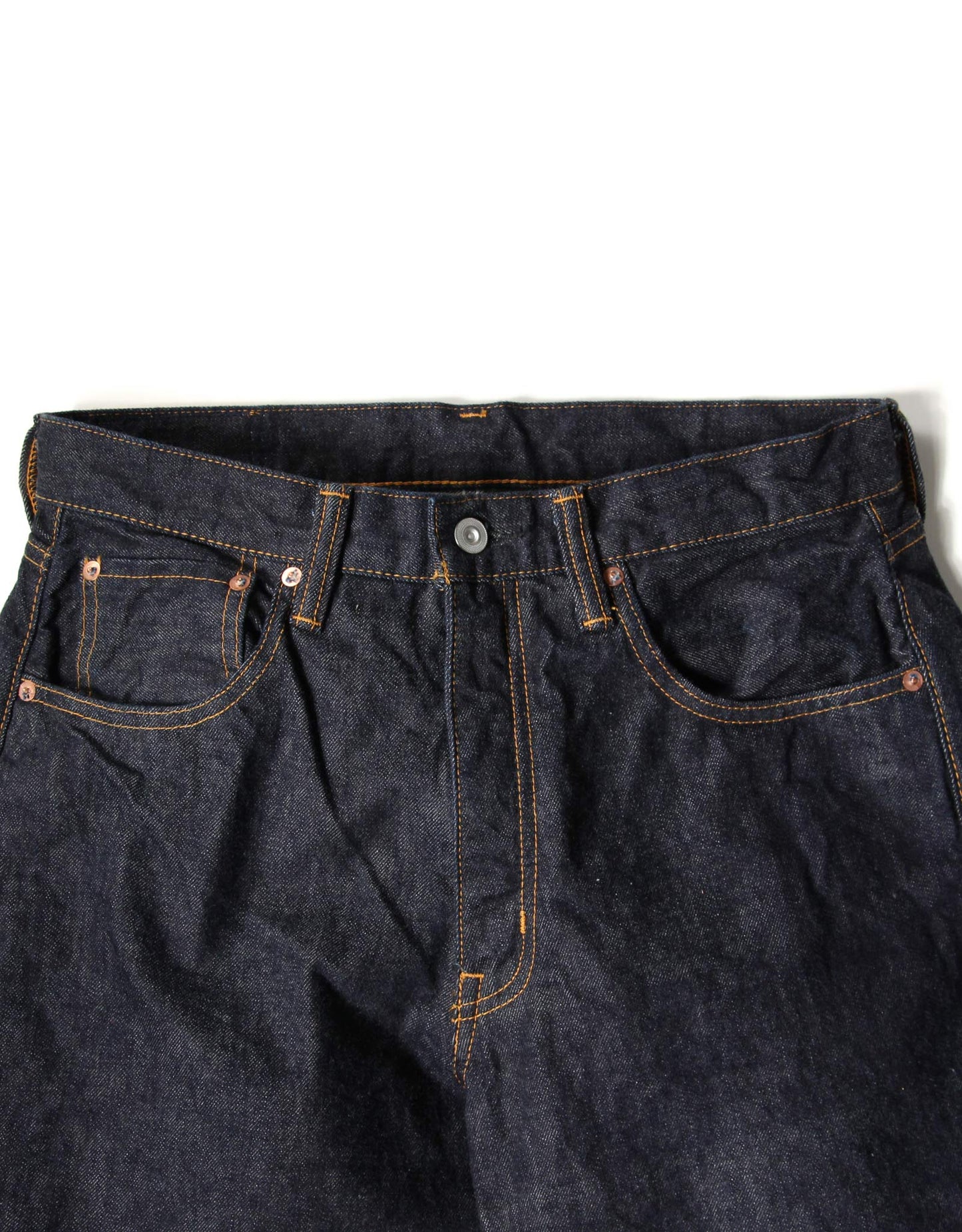 JUMBO 14.5oz セルビッチ ワイドテーパードジーンズ【SBJ-145-888】