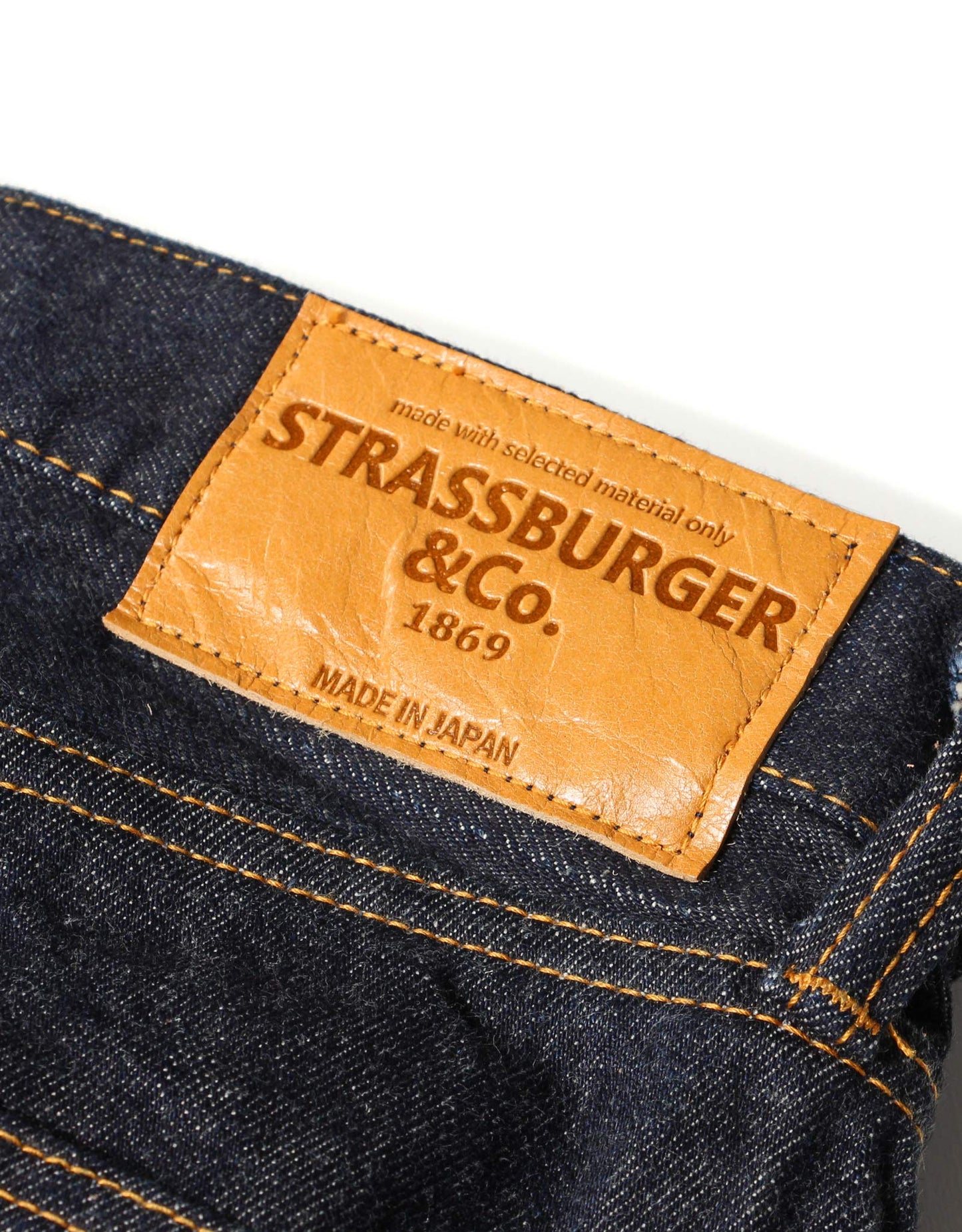 JUMBO 14.5oz セルビッチ ワイドテーパードジーンズ【SBJ-145-888】