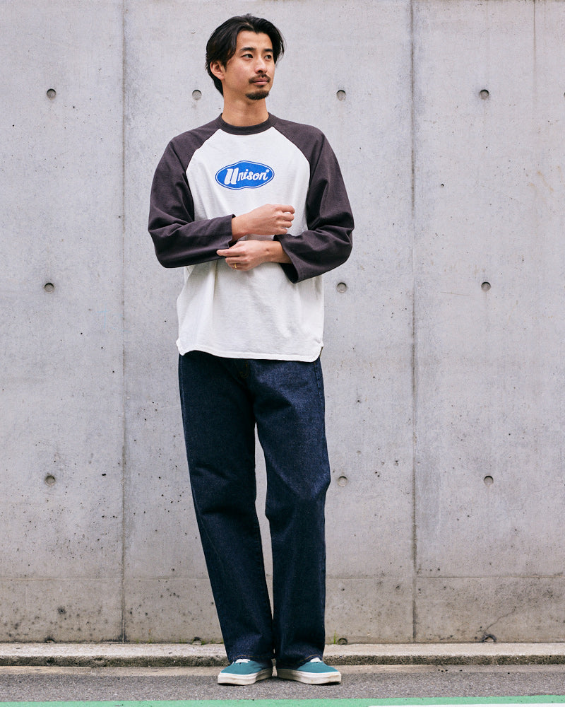 JUMBO 14.5oz セルビッチ ワイドテーパードジーンズ【SBJ-145-888】