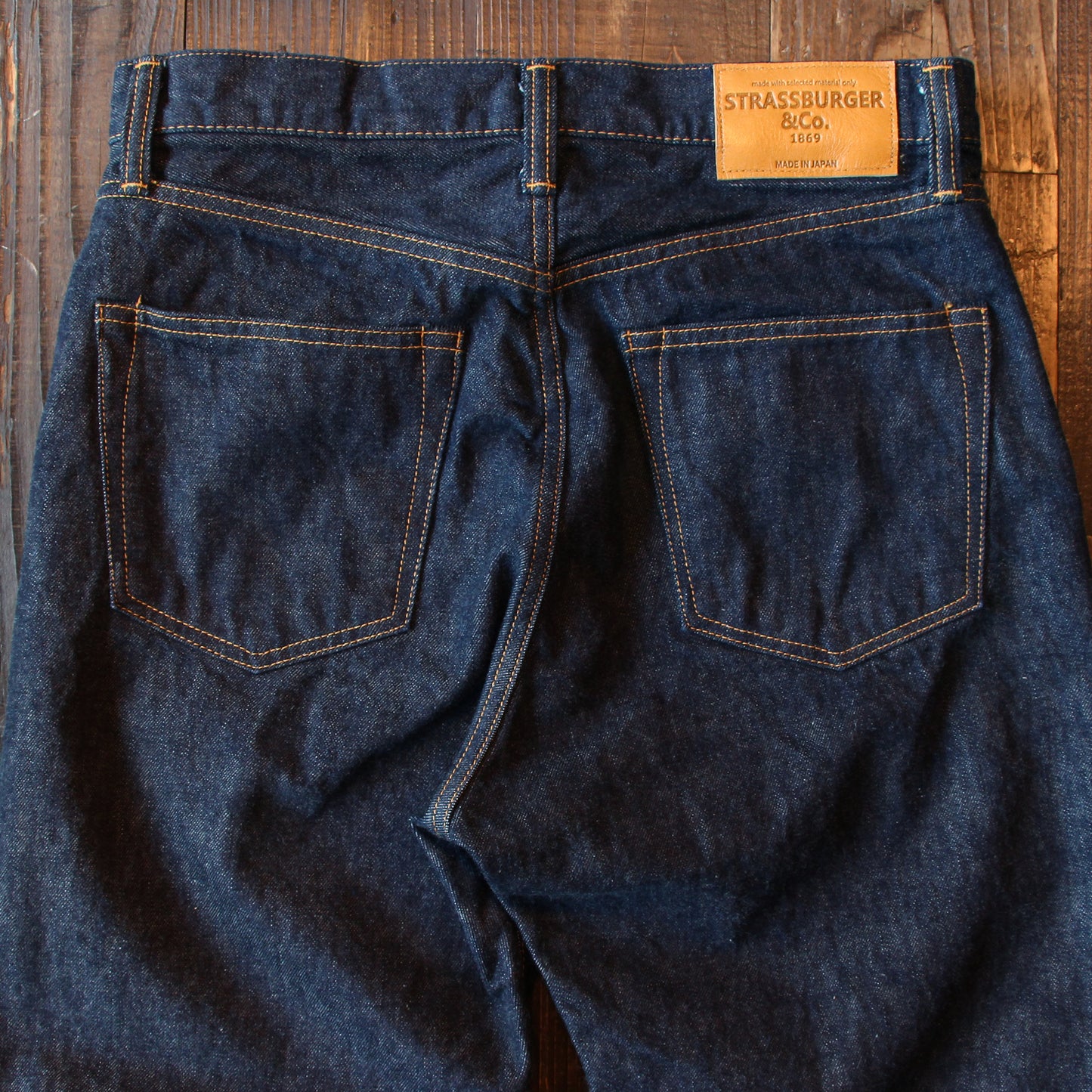 JAMBO 14.5oz テーパードストレートジーンズ ジップフライ T