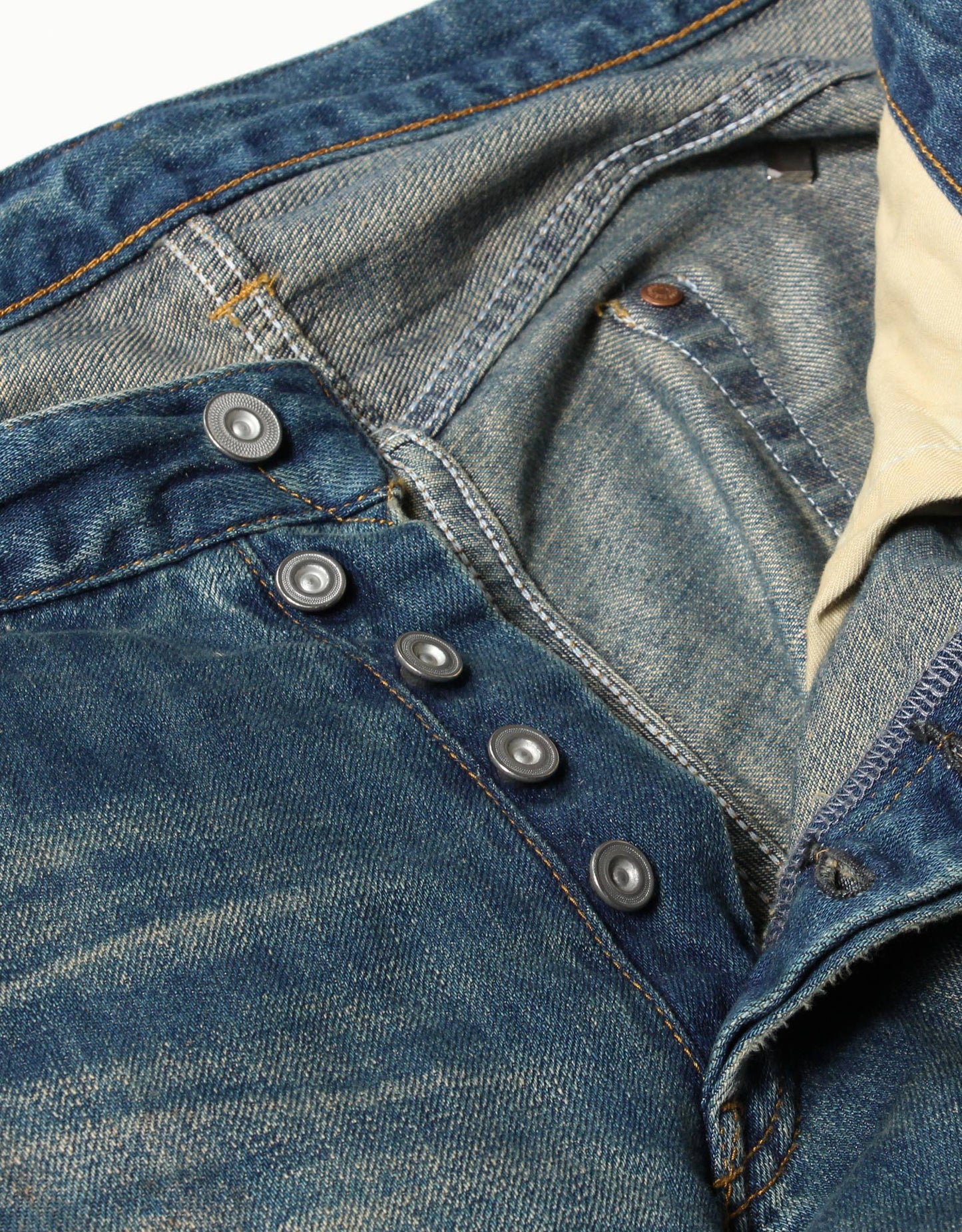 12.5oz SALLY FOX セルビッチ ストレートジーンズ エイジング【SB-SF-112PM】