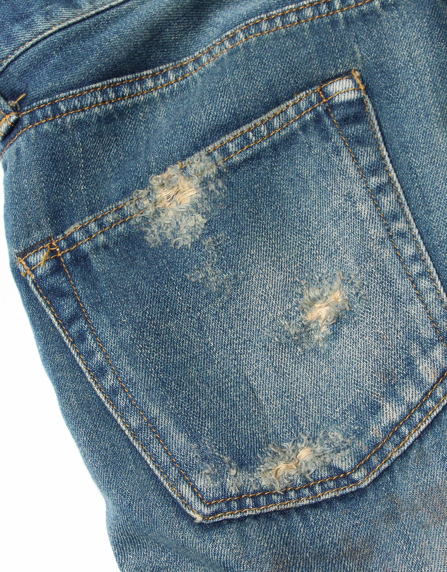 12.5oz SALLY FOX セルビッチ ストレートジーンズ エイジング【SB-SF-112PM】