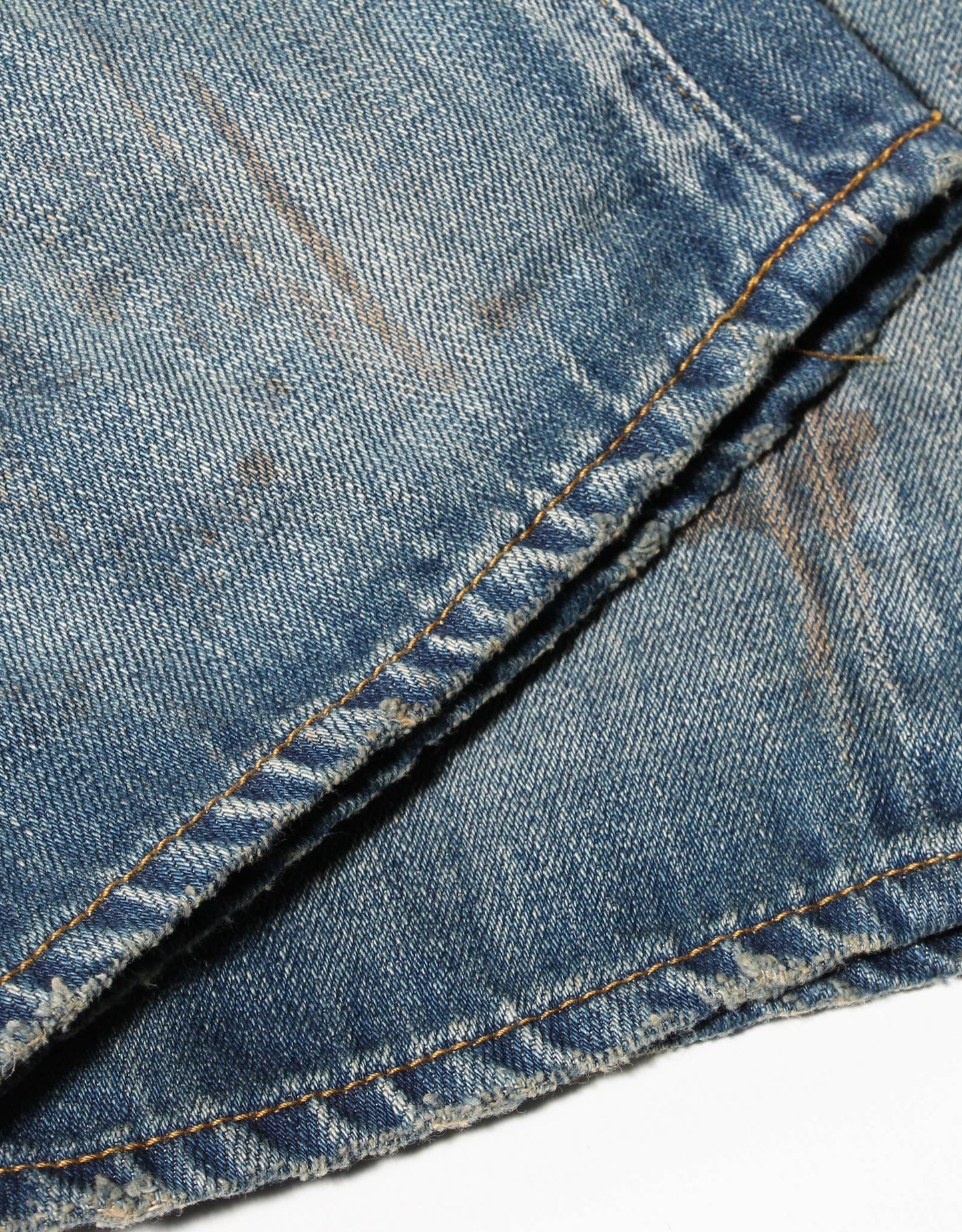 12.5oz SALLY FOX セルビッチ ストレートジーンズ エイジング【SB-SF-112PM】