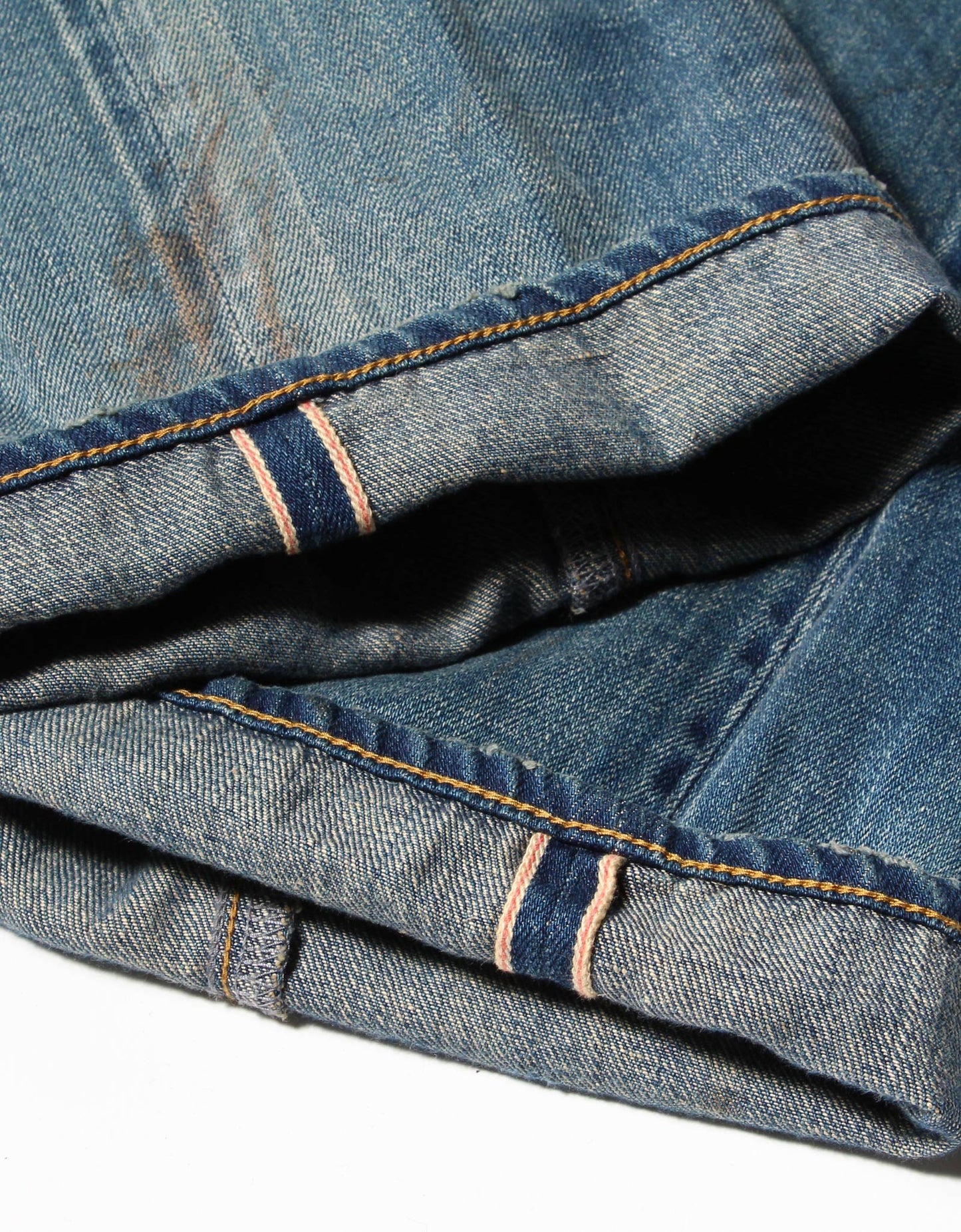 12.5oz SALLY FOX セルビッチ ストレートジーンズ エイジング【SB-SF-112PM】