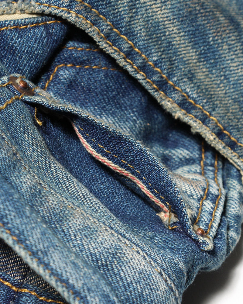 12.5oz SALLY FOX セルビッチ ストレートジーンズ エイジング【SB-SF-112PM】