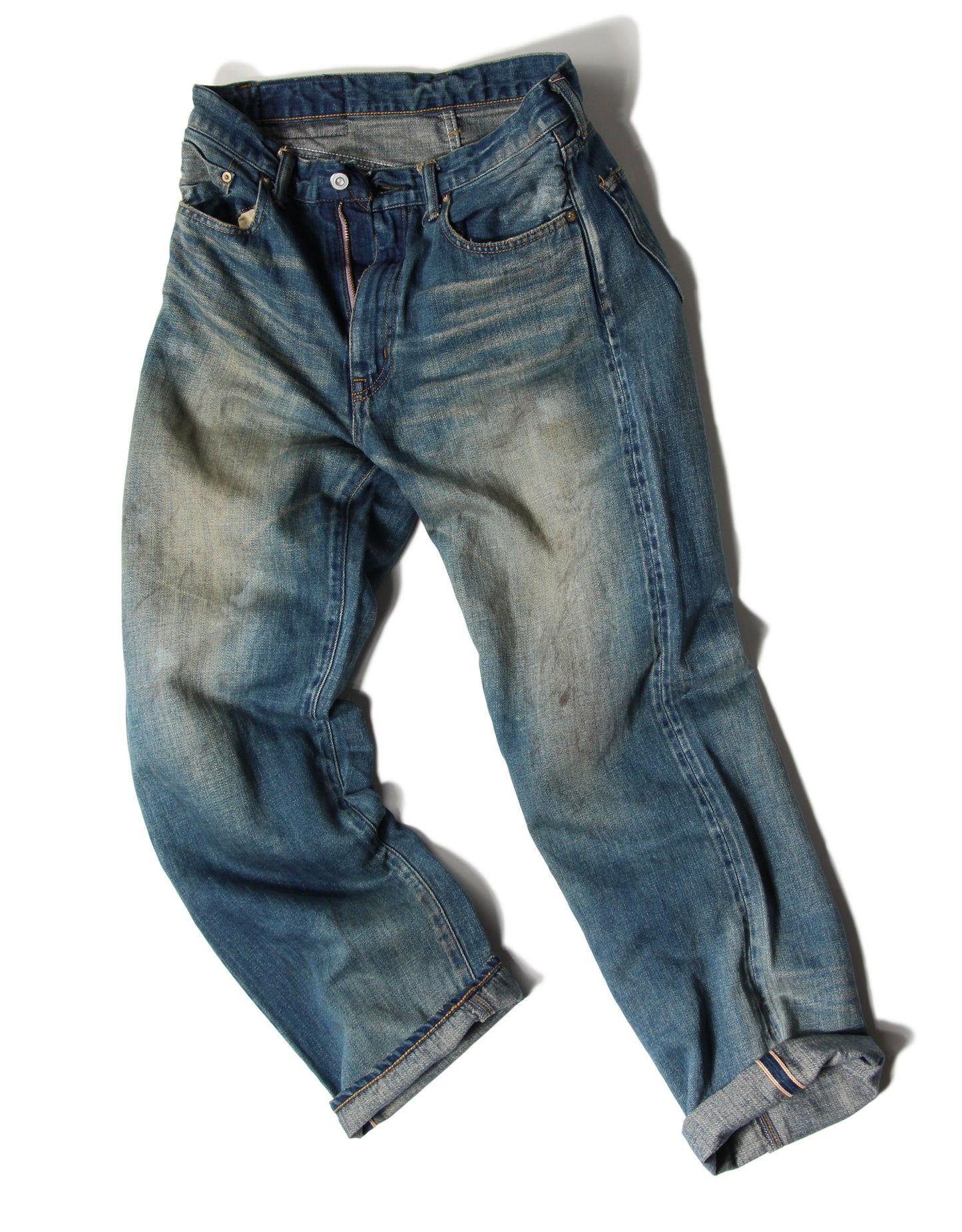 12.5oz SALLY FOX セルビッチ テーパードストレートジーンズ エイジング【SB-SF-113PM】