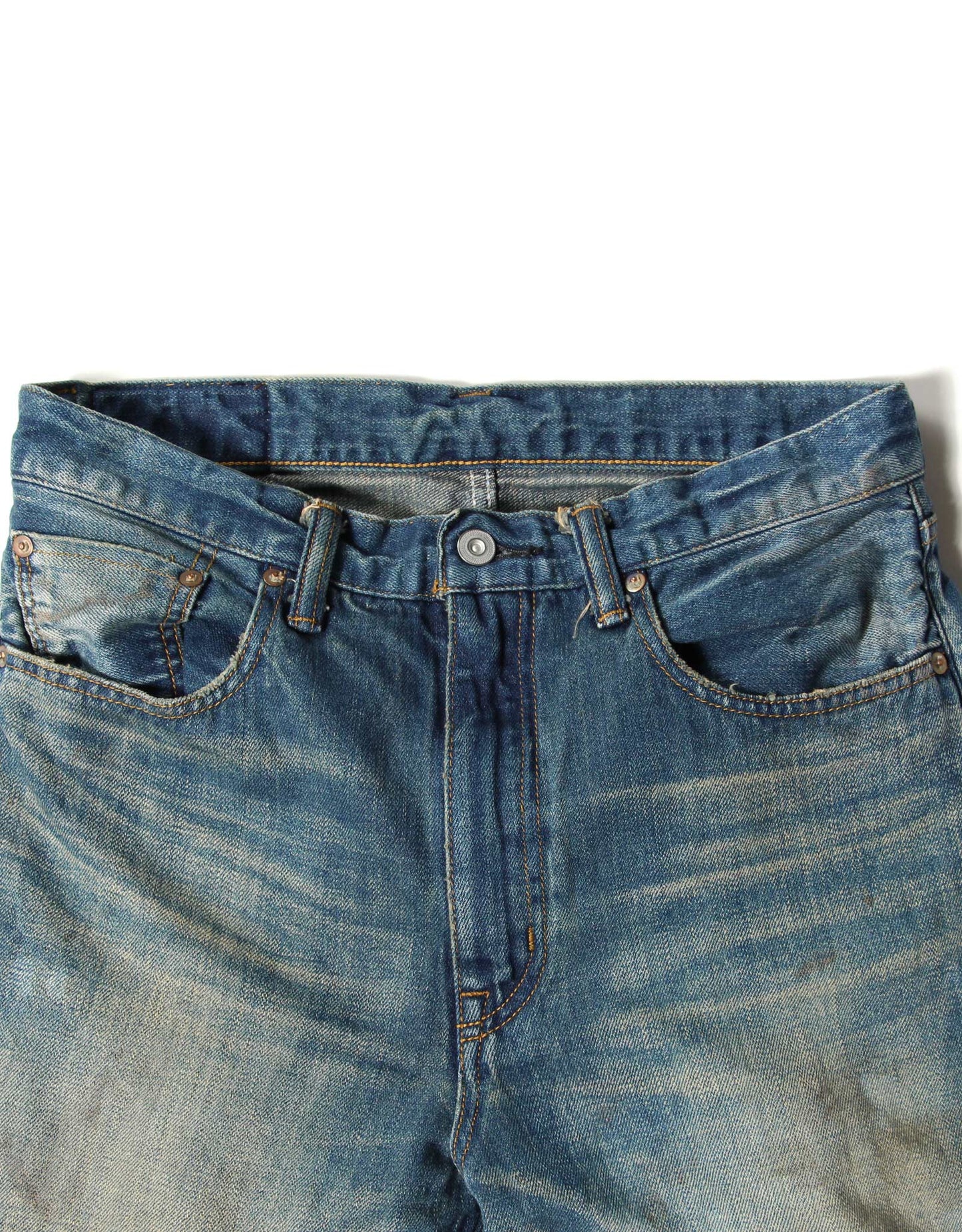 12.5oz SALLY FOX セルビッチ テーパードストレートジーンズ エイジング【SB-SF-113PM】