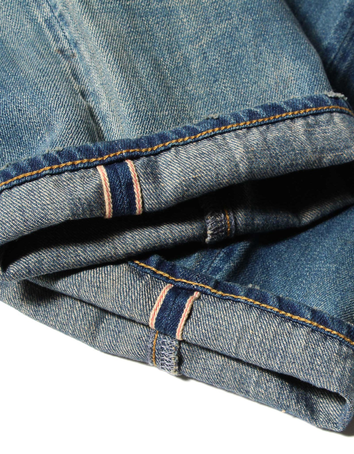 12.5oz SALLY FOX セルビッチ テーパードストレートジーンズ エイジング【SB-SF-113PM】