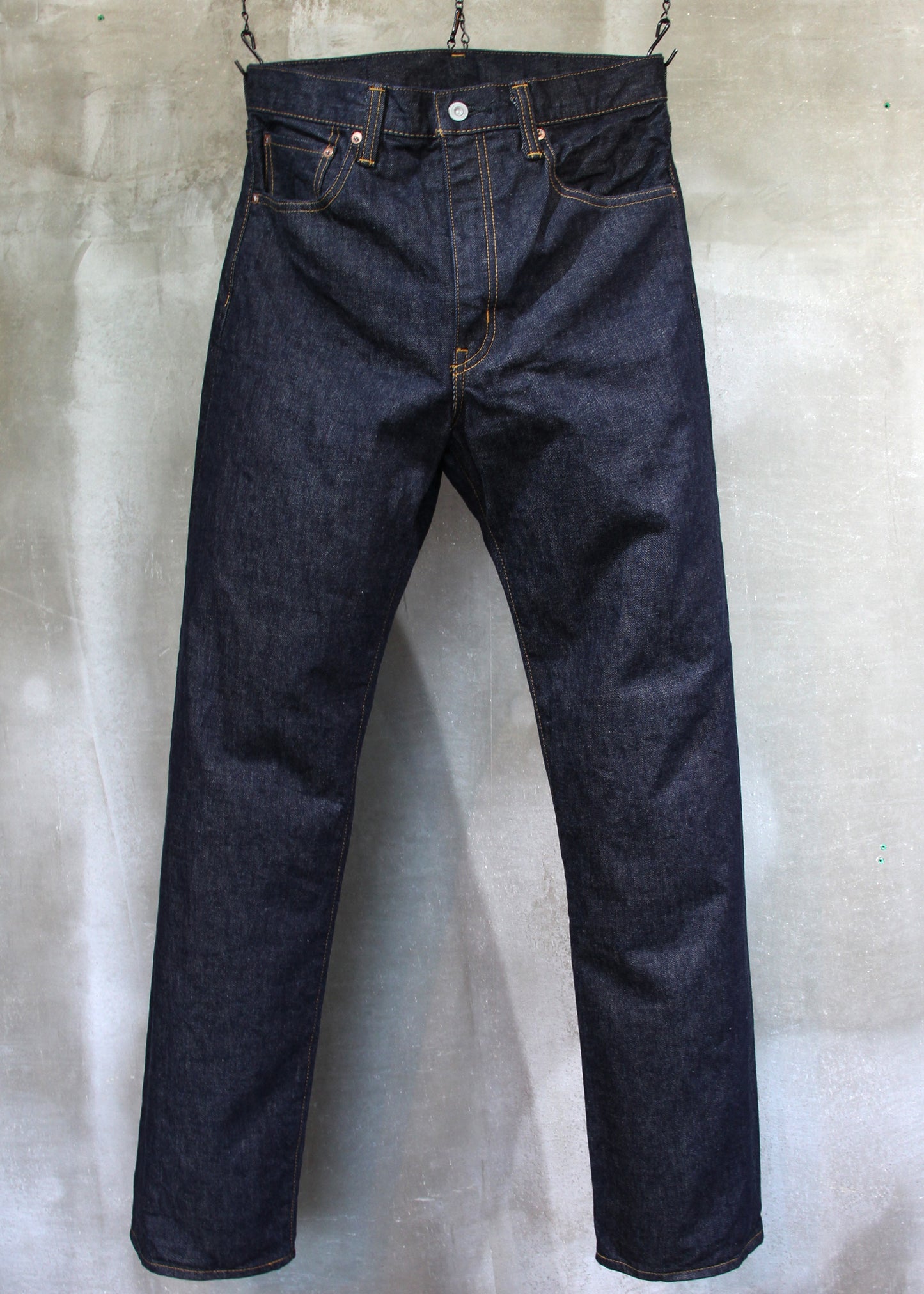 JAMBO 14.5oz テーパードストレートジーンズ ジップフライ T
