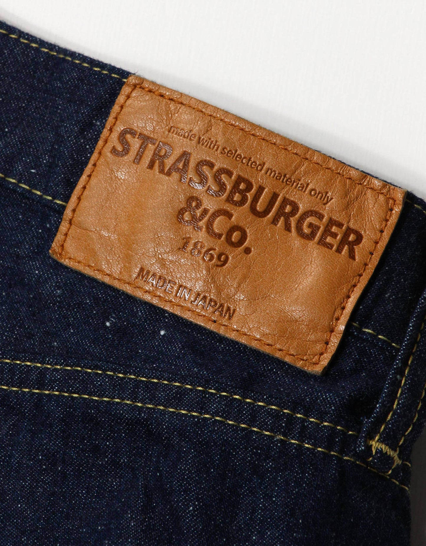 JUMBO 12oz ネップデニム SMALL LUMP ストレートジーンズ【SBJ-120-200xxB】