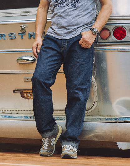 JUMBO 12oz ネップデニム SMALL LUMP ストレートジーンズ【SBJ-120-200xxB】