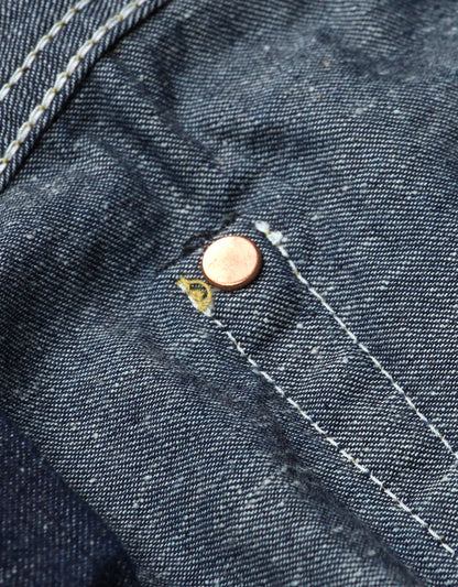 JUMBO 12oz ネップデニム SMALL LUMP ストレートジーンズ ZIP【SBJ-120-200xxZ】