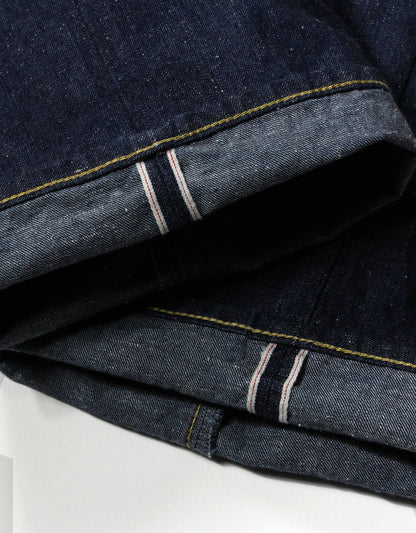JUMBO 12oz ネップデニム SMALL LUMP ストレートジーンズ ZIP【SBJ-120-200xxZ】