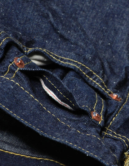 JUMBO 12oz ネップデニム SMALL LUMP ストレートジーンズ ZIP【SBJ-120-200xxZ】