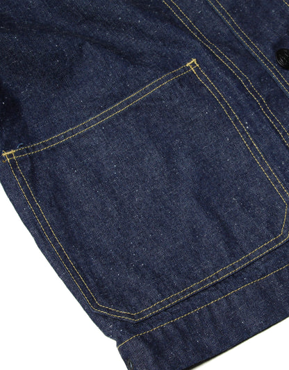 JUMBO 12oz セルビッチ 40’s US NAVY カバーオール【SBJ-120-323S】