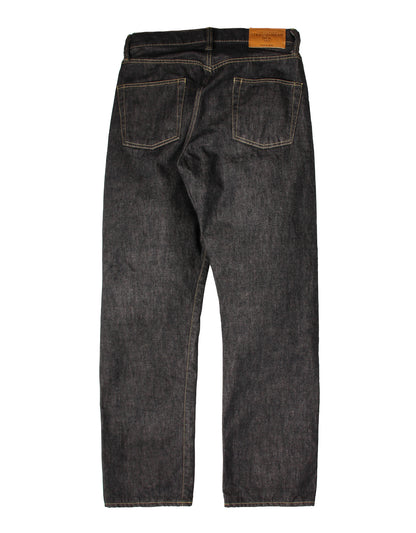 JUMBO 14.5oz セルビッチ ストレートブラックデニムジーンズ【SBJ-145-222xxBK】