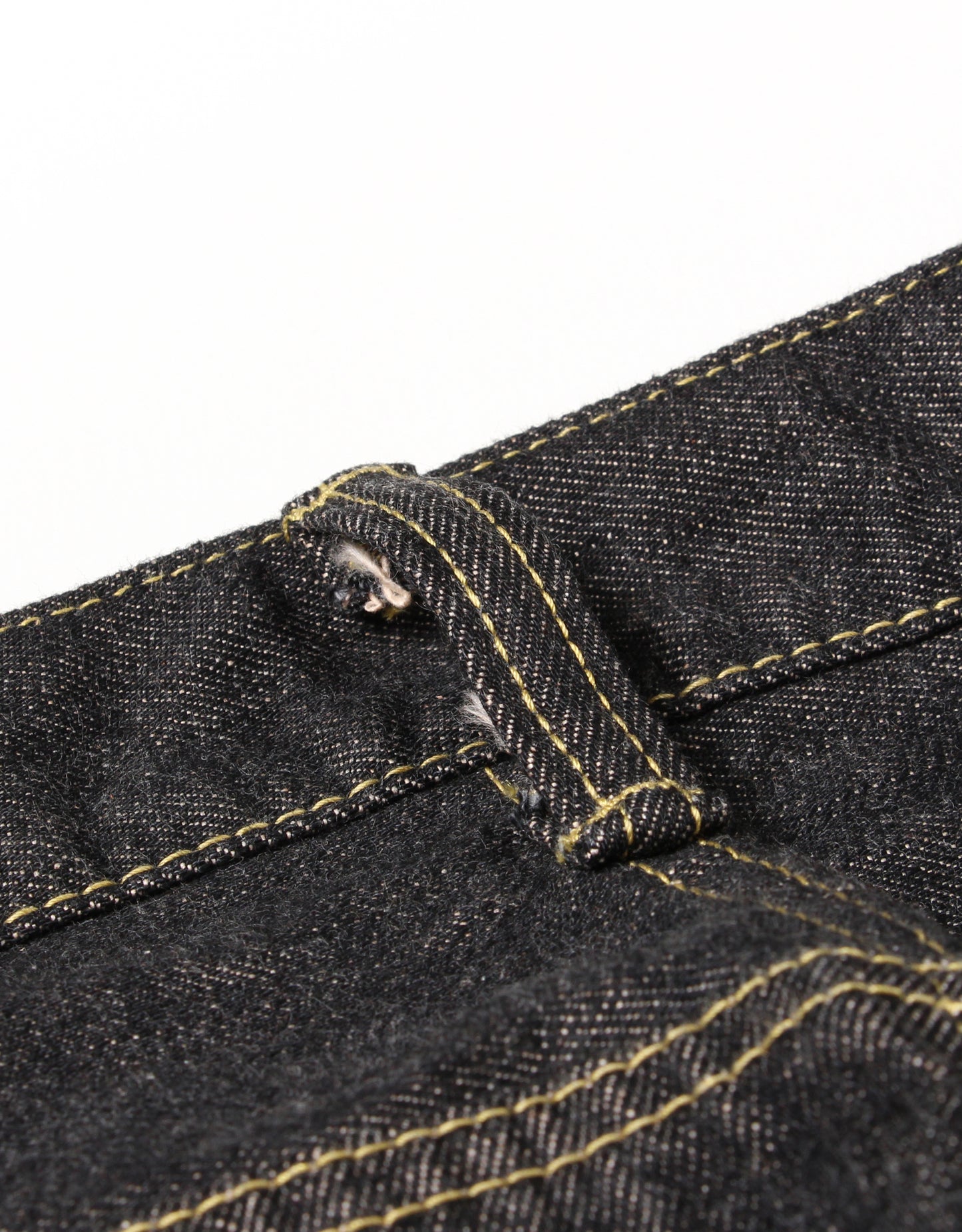 JUMBO 14.5oz セルビッチ ストレートブラックデニムジーンズ【SBJ-145-222xxBK】