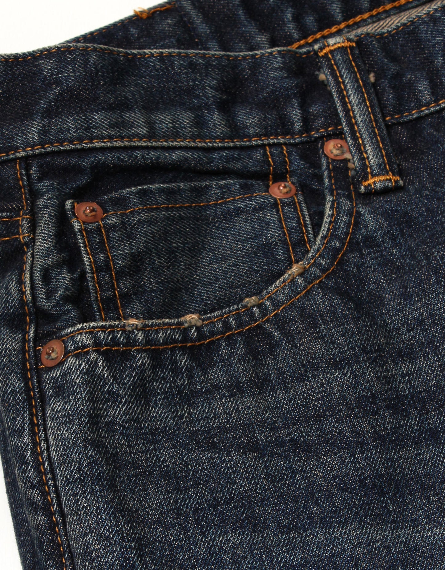 JUMBO 14.5oz セルビッチ ストレートジーンズ ZIP エイジング3years【SBJ-145-222xxZPM 3A】