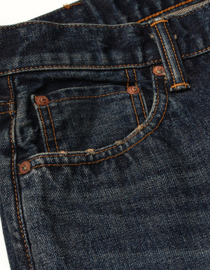 JUMBO 14.5oz セルビッチ ストレートジーンズ ZIP エイジング3years【SBJ-145-222xxZPM 3A】