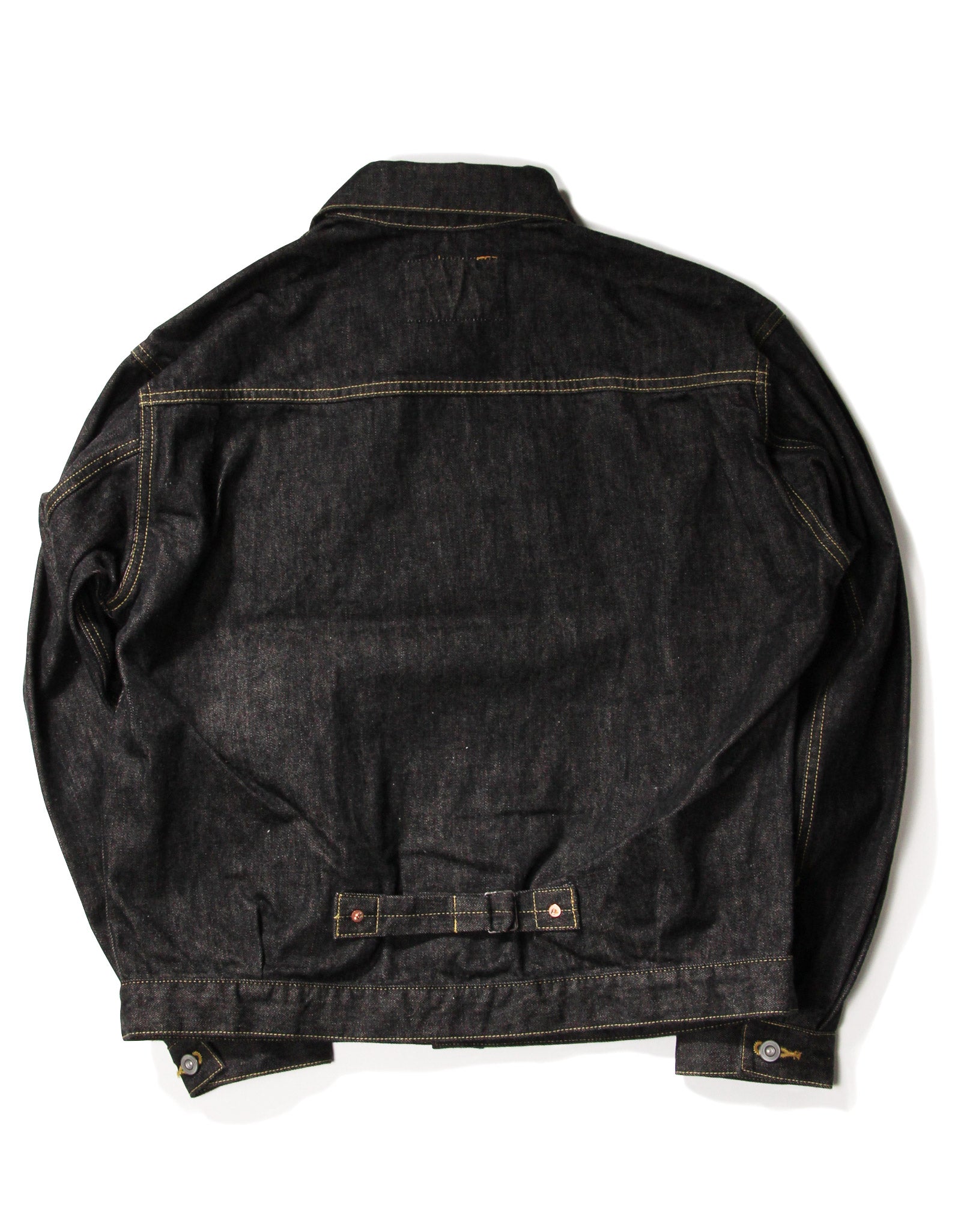 JUMBO 14.5oz セルビッチ ブラック 1st デニムジャケットー