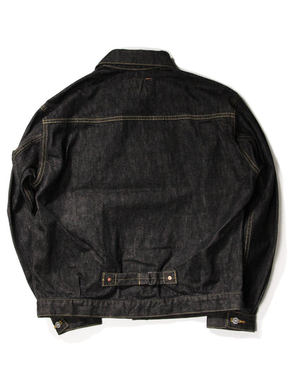 JUMBO 14.5oz セルビッチ ブラック 1st デニムジャケット【SBJ-145-301BK】