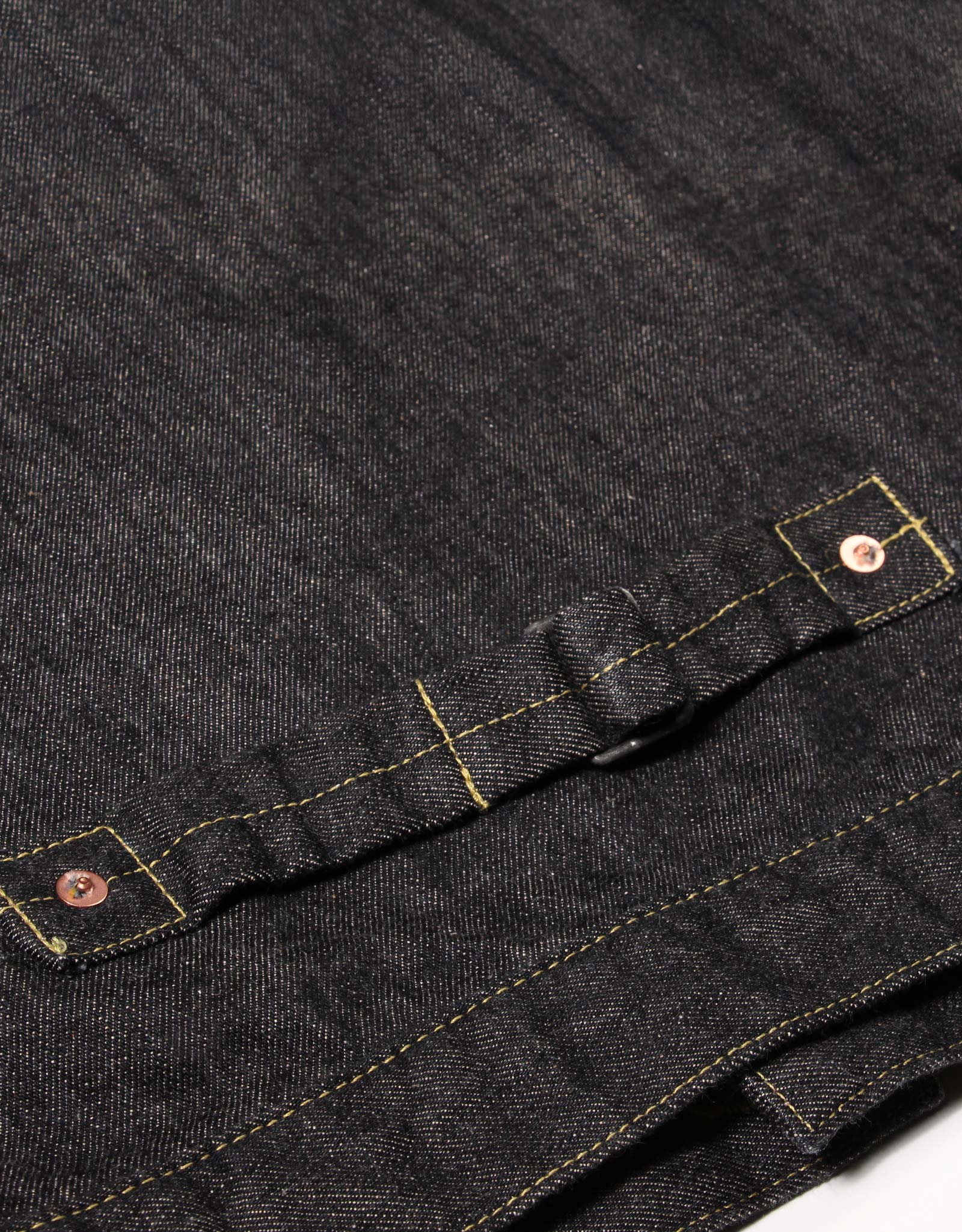JUMBO 14.5oz セルビッチ ブラック 1st デニムジャケットー