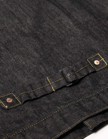 JUMBO 14.5oz セルビッチ ブラック 1st デニムジャケット【SBJ-145-301BK】