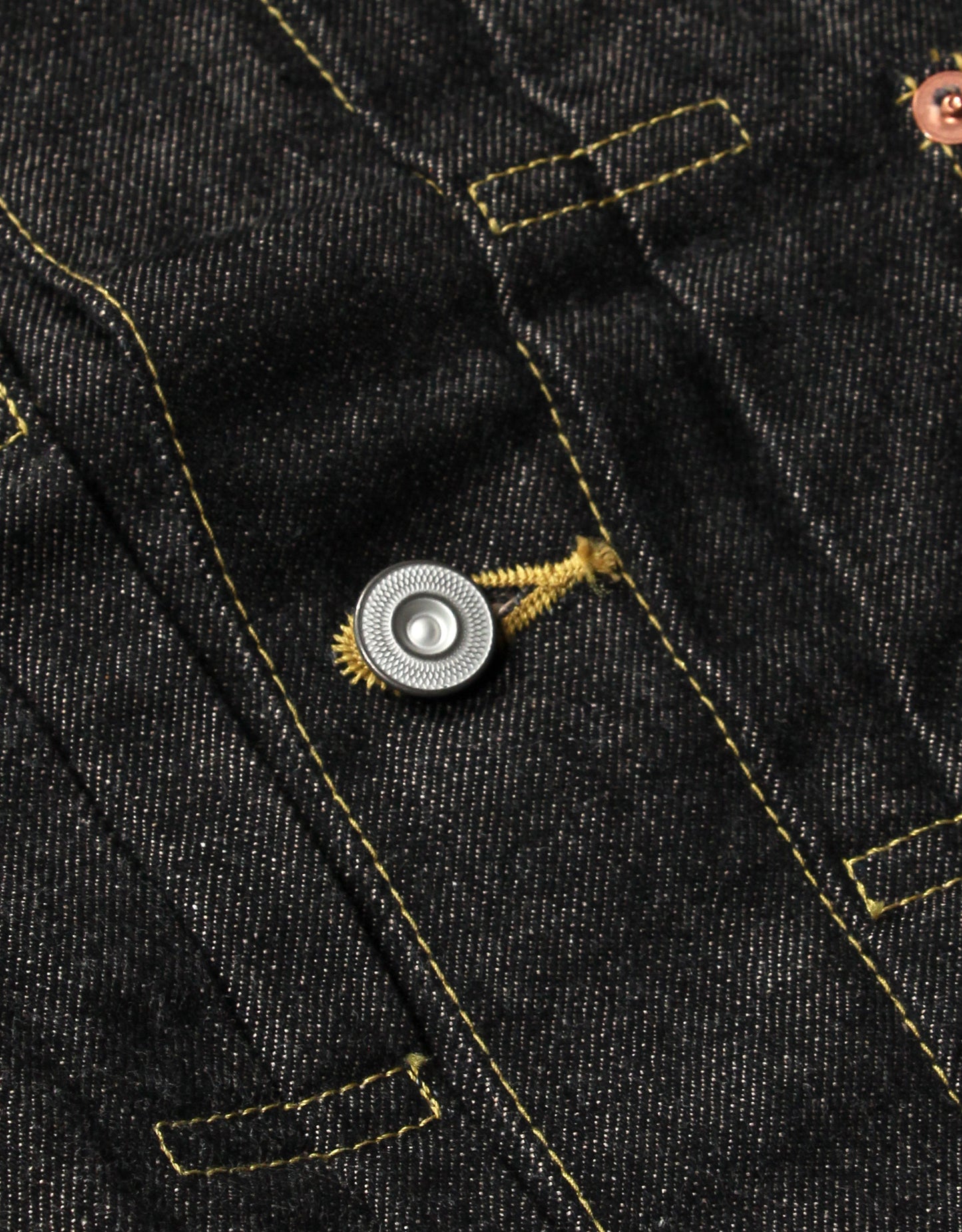 JUMBO 14.5oz セルビッチ ブラック 1st デニムジャケット【SBJ-145-301BK】