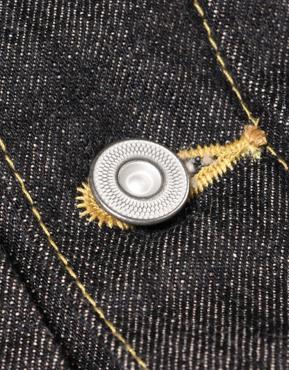 JUMBO 14.5oz セルビッチ ブラック 1st デニムジャケット【SBJ-145-301BK】
