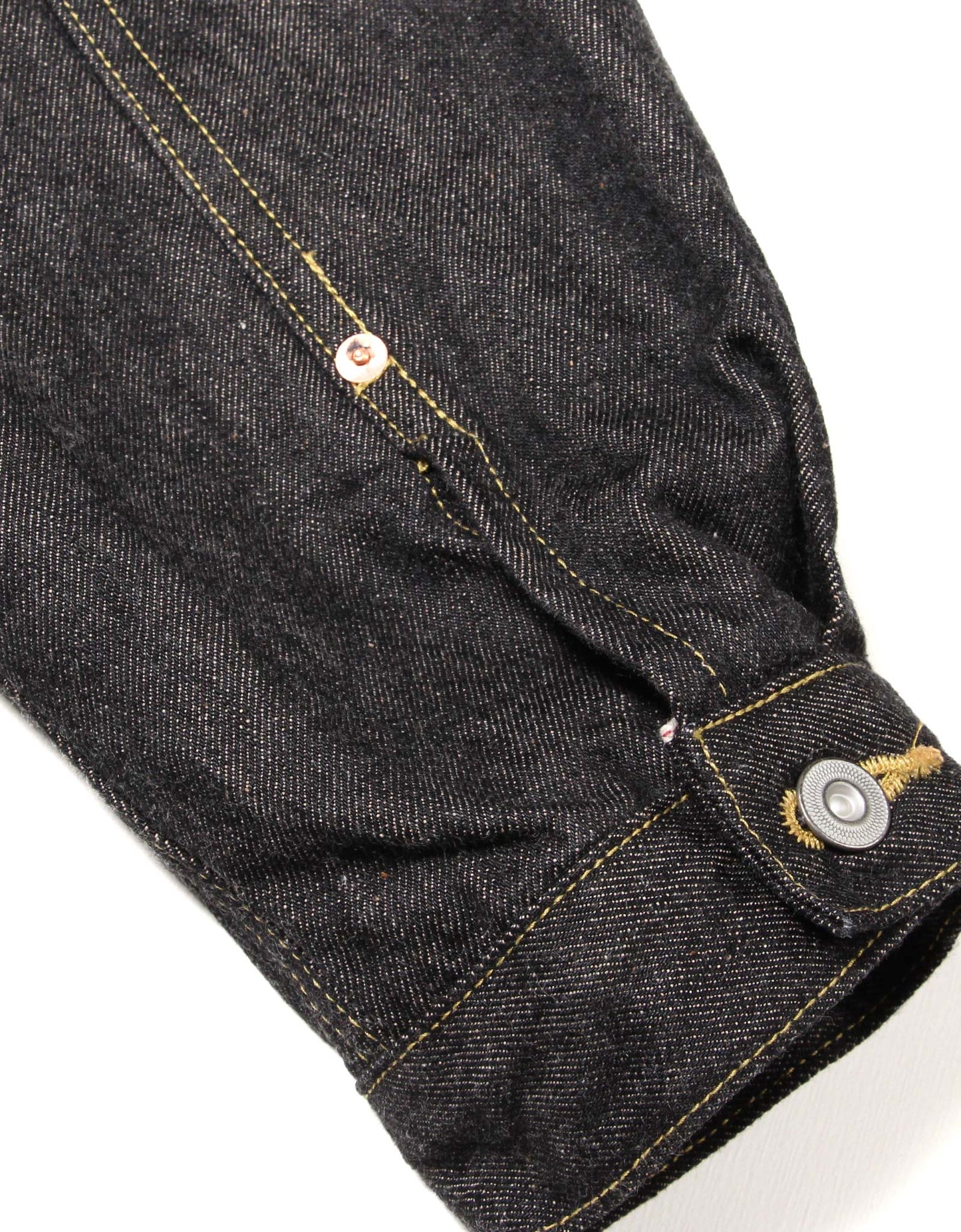 JUMBO 14.5oz セルビッチ ブラック 1st デニムジャケット【SBJ-145-301BK】