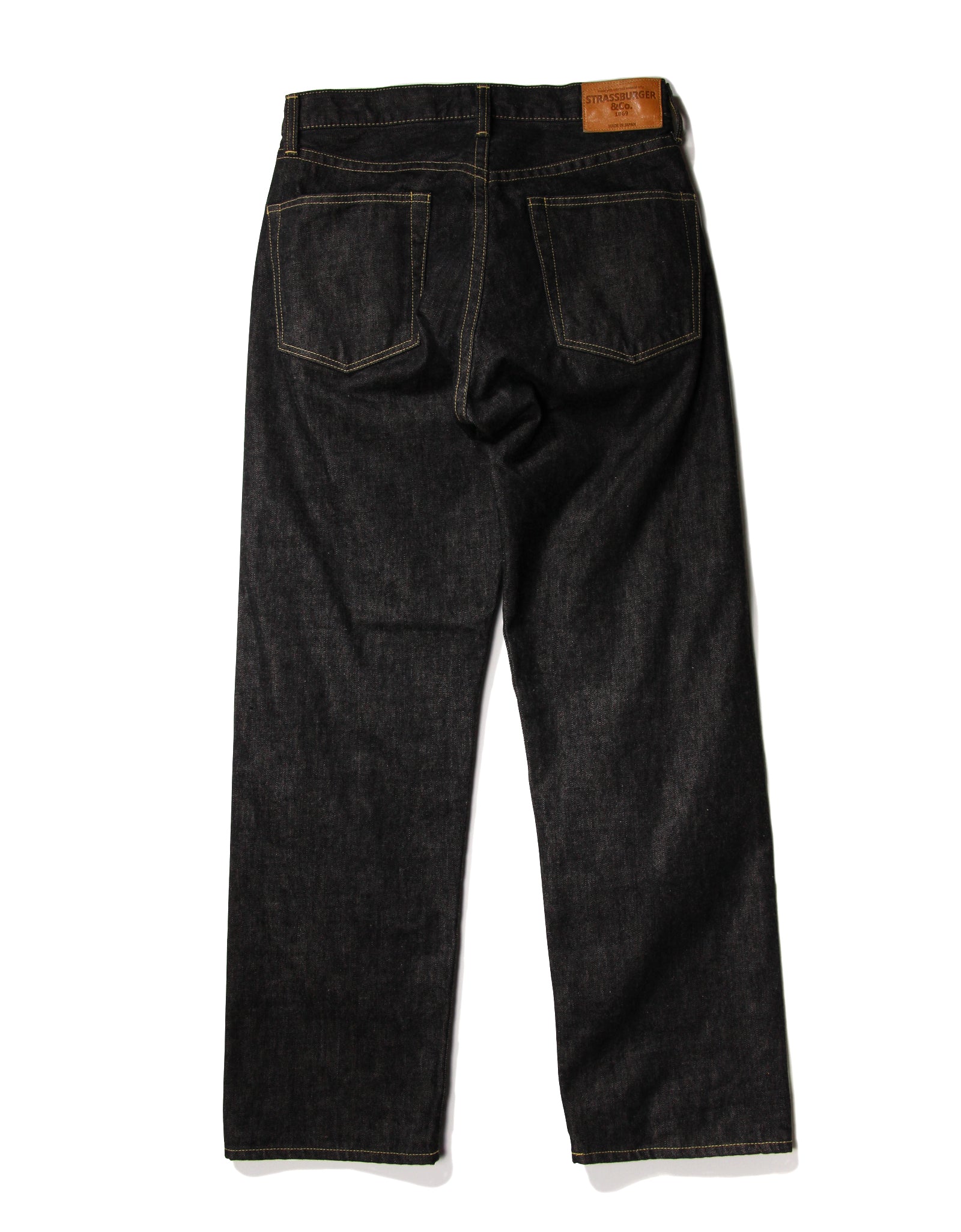 JUMBO 14.5oz セルビッチ ヴィンテージストレートブラックデニム