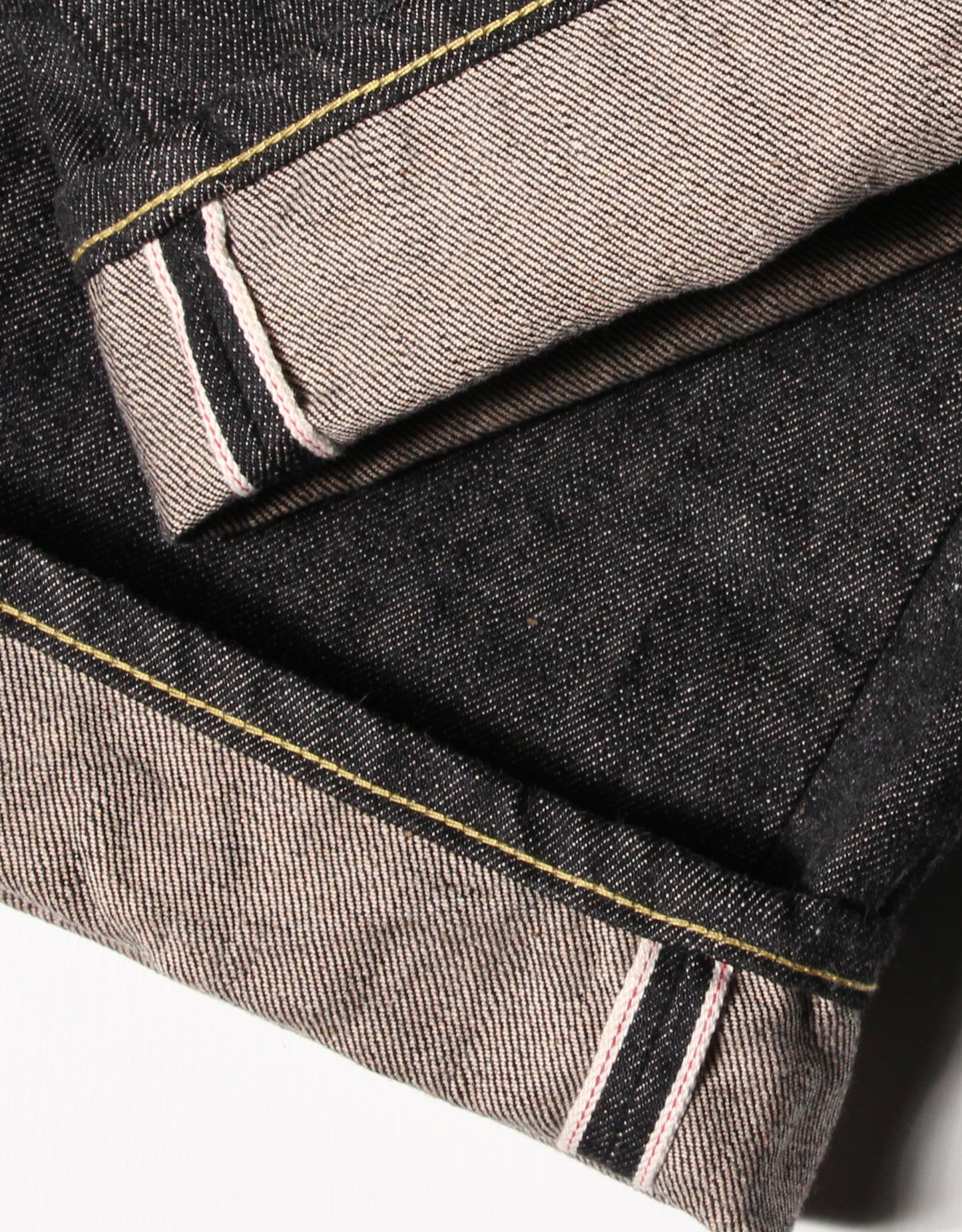 JUMBO 14.5oz セルビッチ ヴィンテージストレートブラックデニムジーンズ【SBJ-145-555BK】