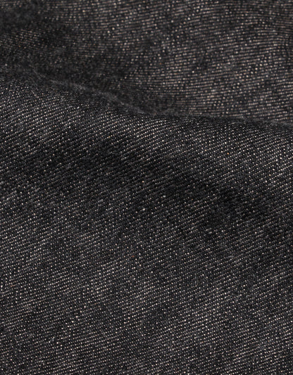 JUMBO 14.5oz セルビッチ ヴィンテージストレートブラックデニムジーンズ【SBJ-145-555BK】