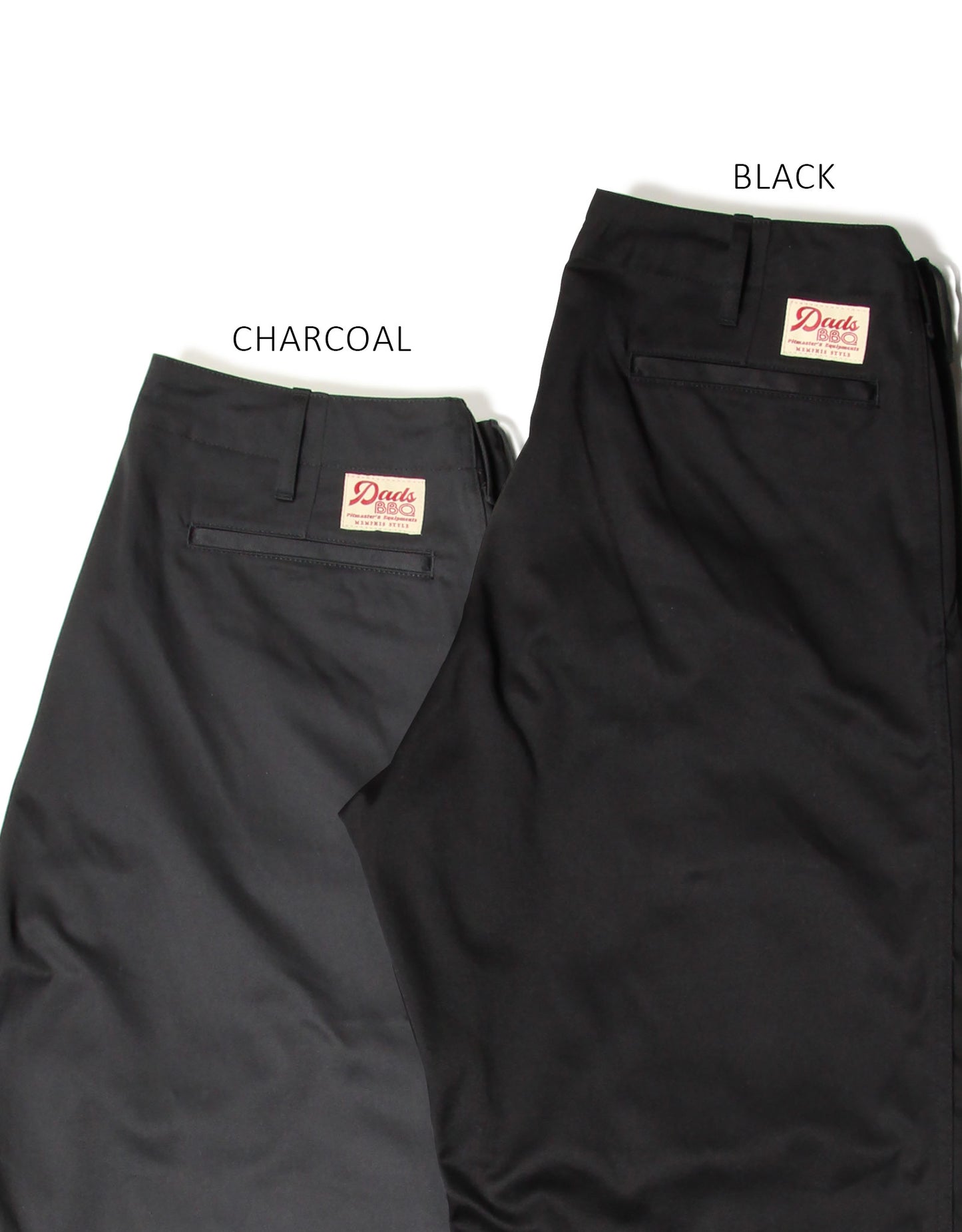 Dads BBQ T/C  チノトラウザーBLACK/CHARCOAL【SBDB-002】