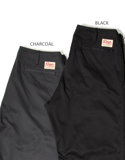 Dads BBQ T/C  チノトラウザーBLACK/CHARCOAL【SBDB-002】