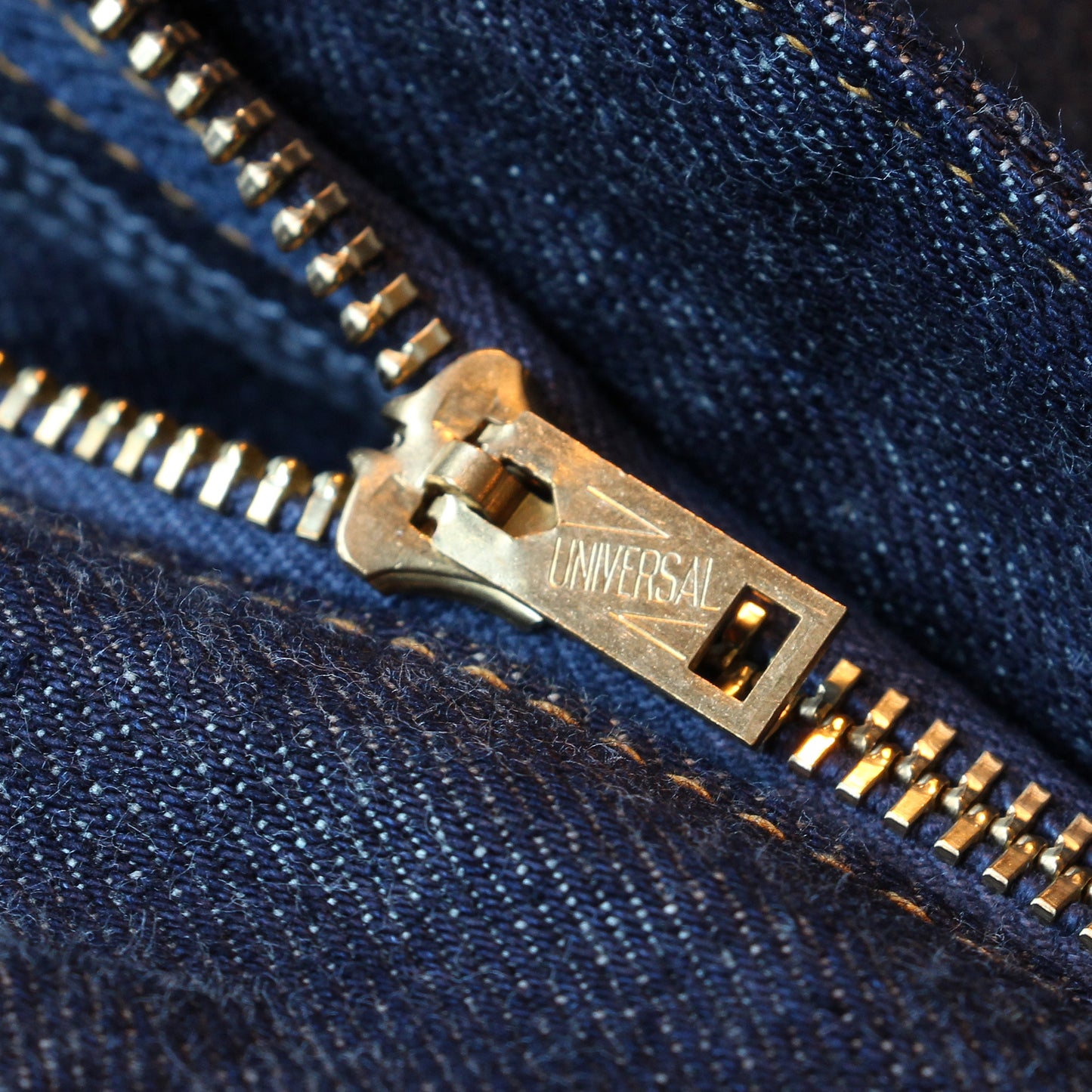 JAMBO 14.5oz テーパードストレートジーンズ ジップフライ T