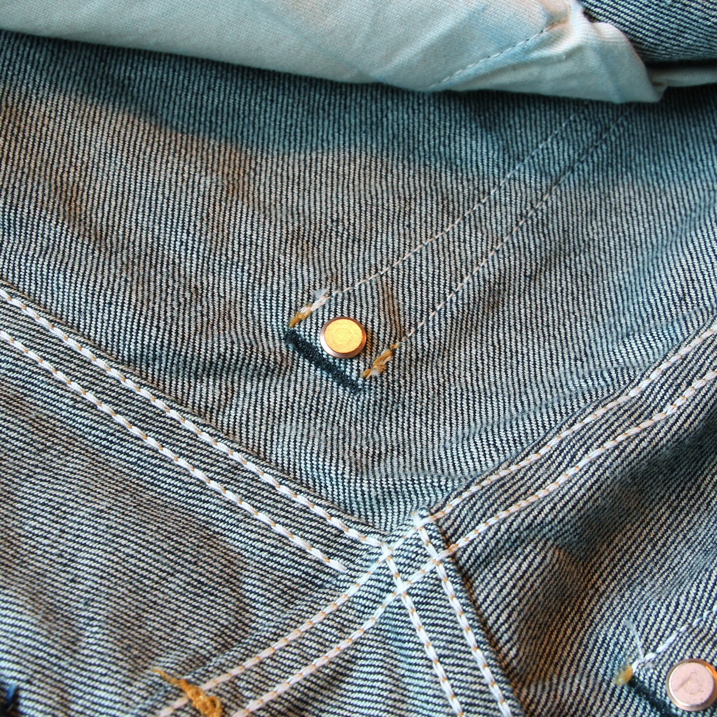 JAMBO 14.5oz テーパードストレートジーンズ ジップフライ T